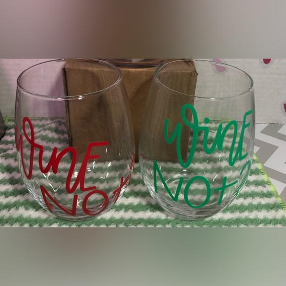 2-New-WINE GLASS***WINE NOT ? ***
Handmade - Picture 4 of 4